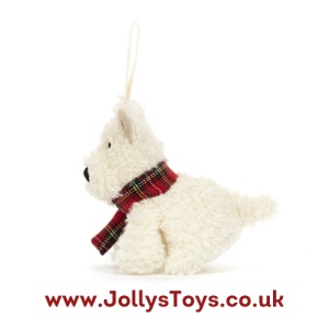 Jellycat Munro Scottie Dog Decoration